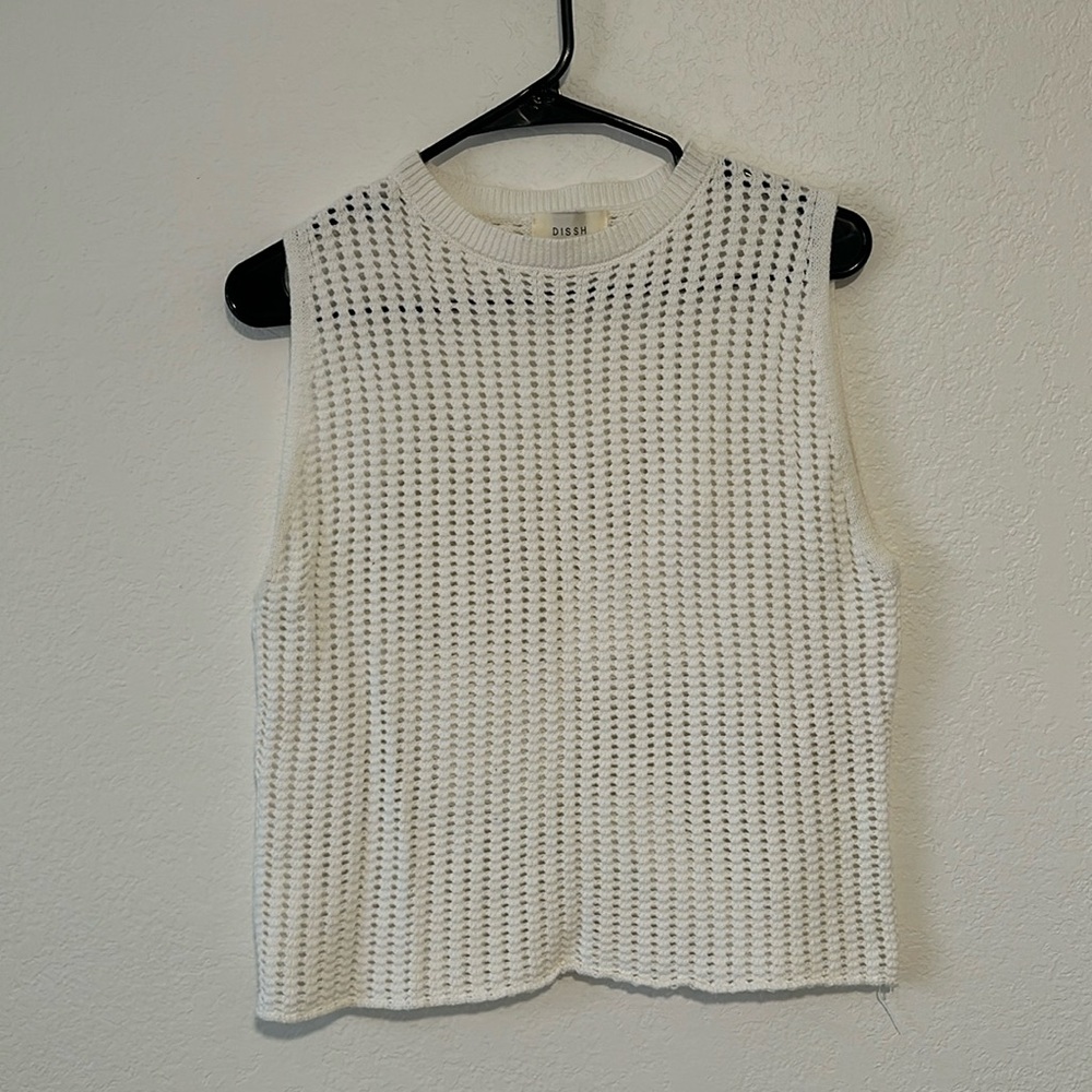 Dissh Denny Crochet Tank